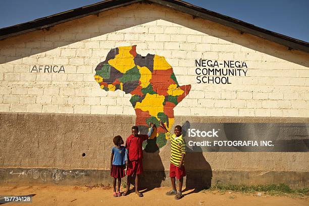 Afrikanischer Schule Kinder Stockfoto und mehr Bilder von Afrika - Afrika, Karte - Navigationsinstrument, Sambia