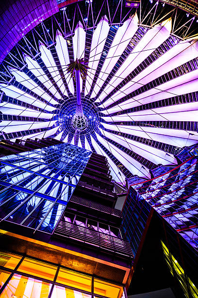 istock Sony Center Contemporary Architecture, Berlin at Night 157734188