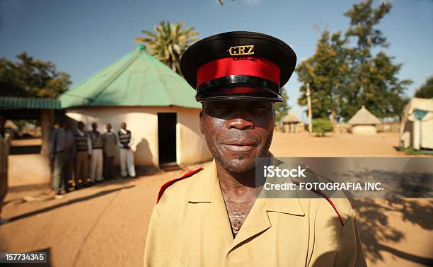 Zambian Policeman Stock Photo - Download Image Now - Police Force, Africa, African Culture