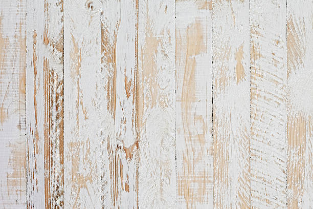 Old white wooden board background.