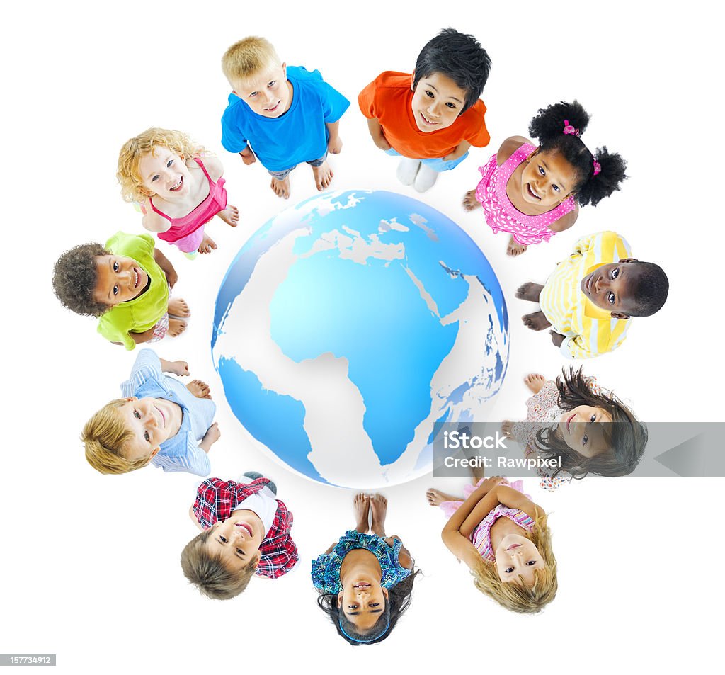 Mondo i bambini - Foto stock royalty-free di Bambino