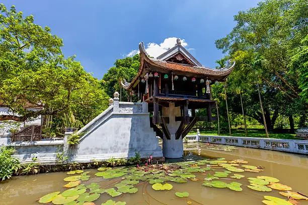 Photo of The One Pillar Pagoda in Hanoi, Vietnam