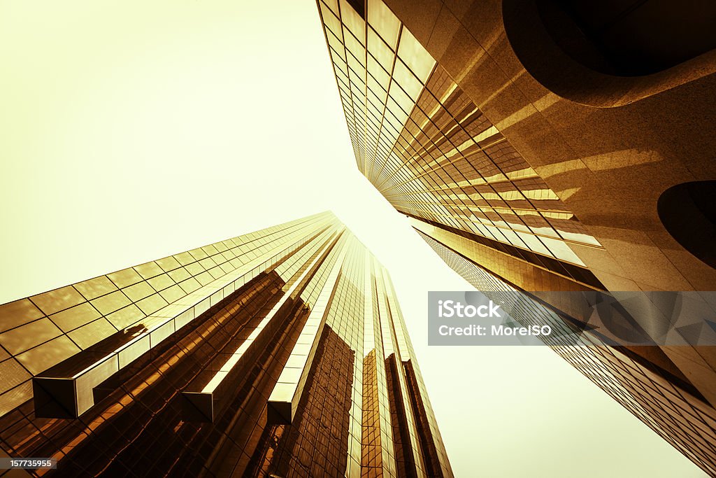 Dubai Financial Buildings Skyscraper Downtown Dubai Downtown District. Architecture Stock Photo