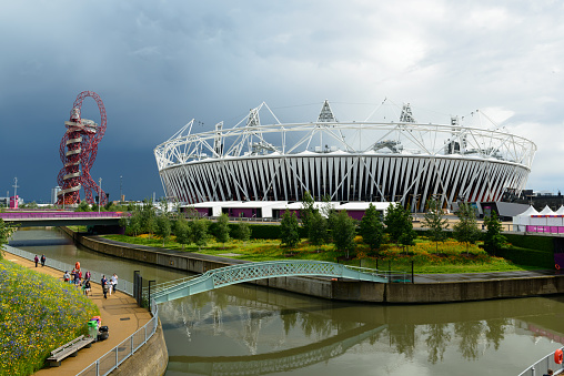 London, United Kingdom – July 18, 2022: the Arsenal Stadium in London, United Kingdom
