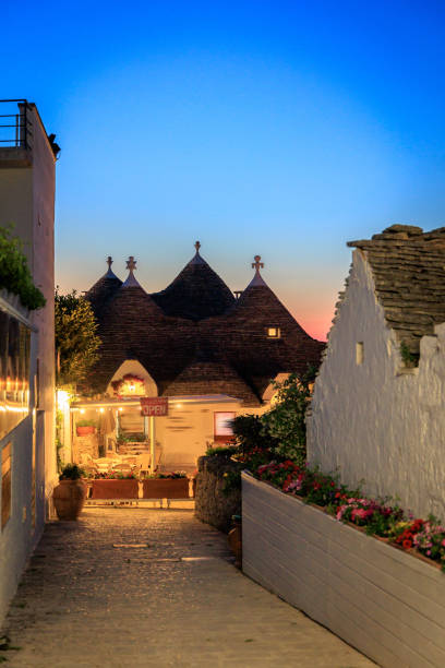istock Trulli in Alberobello at dusk, Puglia 1577368612