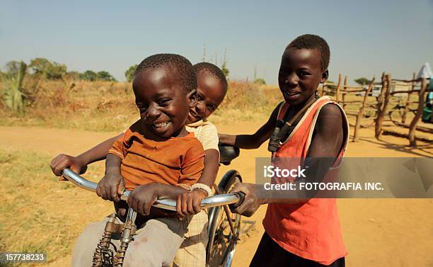 African Kids In The Bush Stock Photo - Download Image Now - Zambia, Africa, African Culture