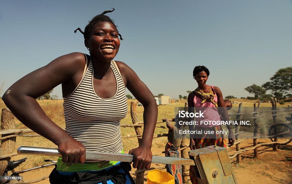 African water Ladies  Africa Stock Photo