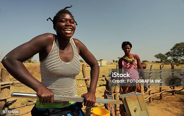 African Water Ladies Stock Photo - Download Image Now - Africa, African Culture, Farmer