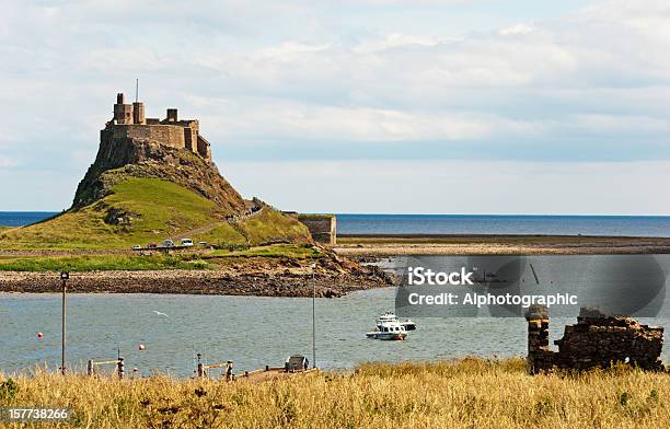 Lindisfarne Castle Stock Photo - Download Image Now - Lindisfarne Castle, Lindisfarne, Castle