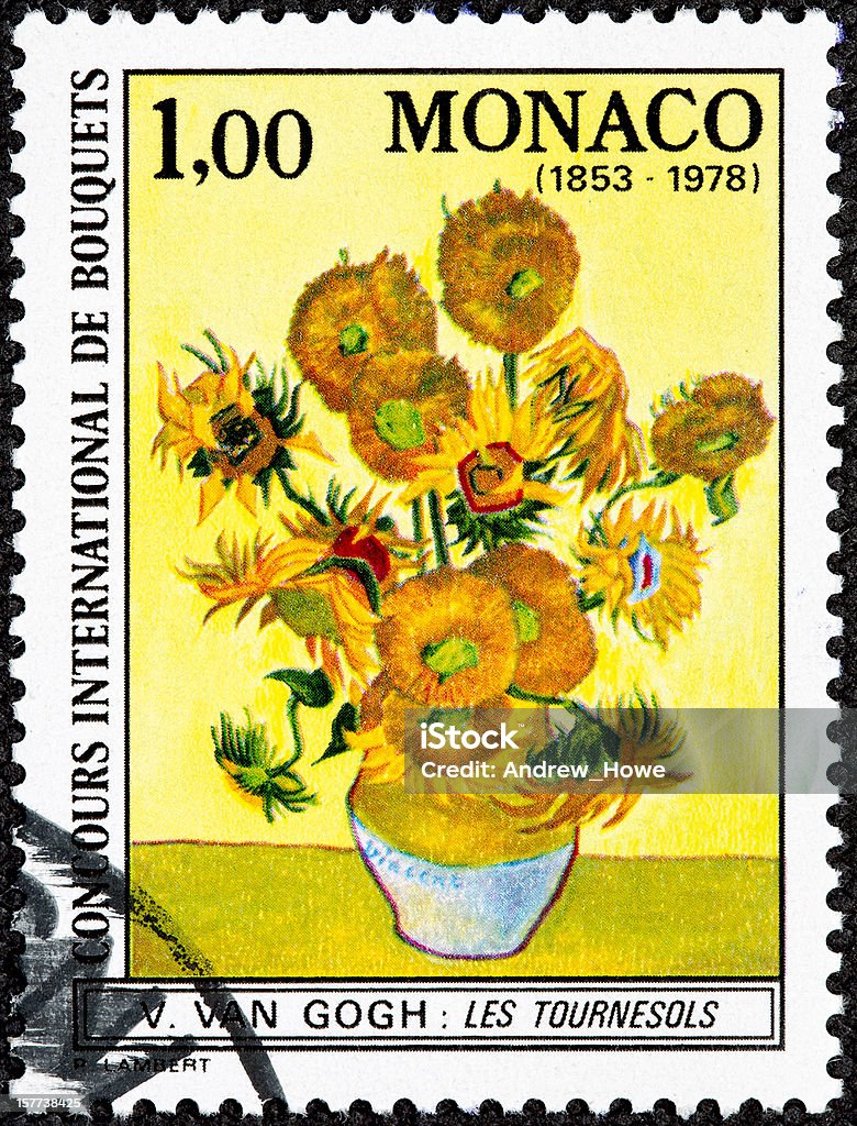 Sunflowers by Van Gogh Sunflowers or Les Tournesols by Vincent Van Gogh  Vincent Van Gogh - Painter Stock Photo