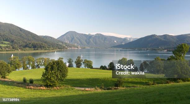 Tegernsee Stock Photo - Download Image Now - Lake Tegernsee, Tegernsee, Springtime