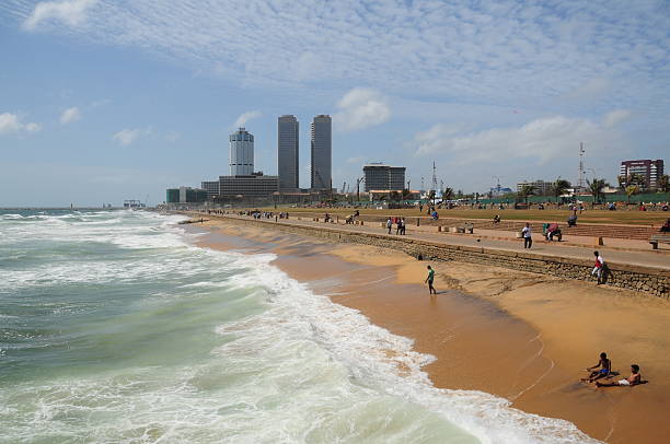 Seafront of Colombo. Sri Lanka