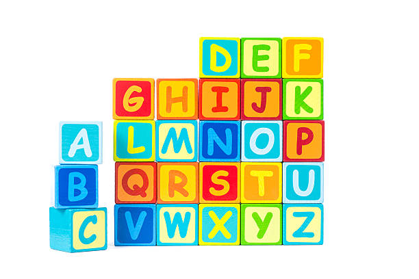 istock Alphabeth of colorful letters 157739836