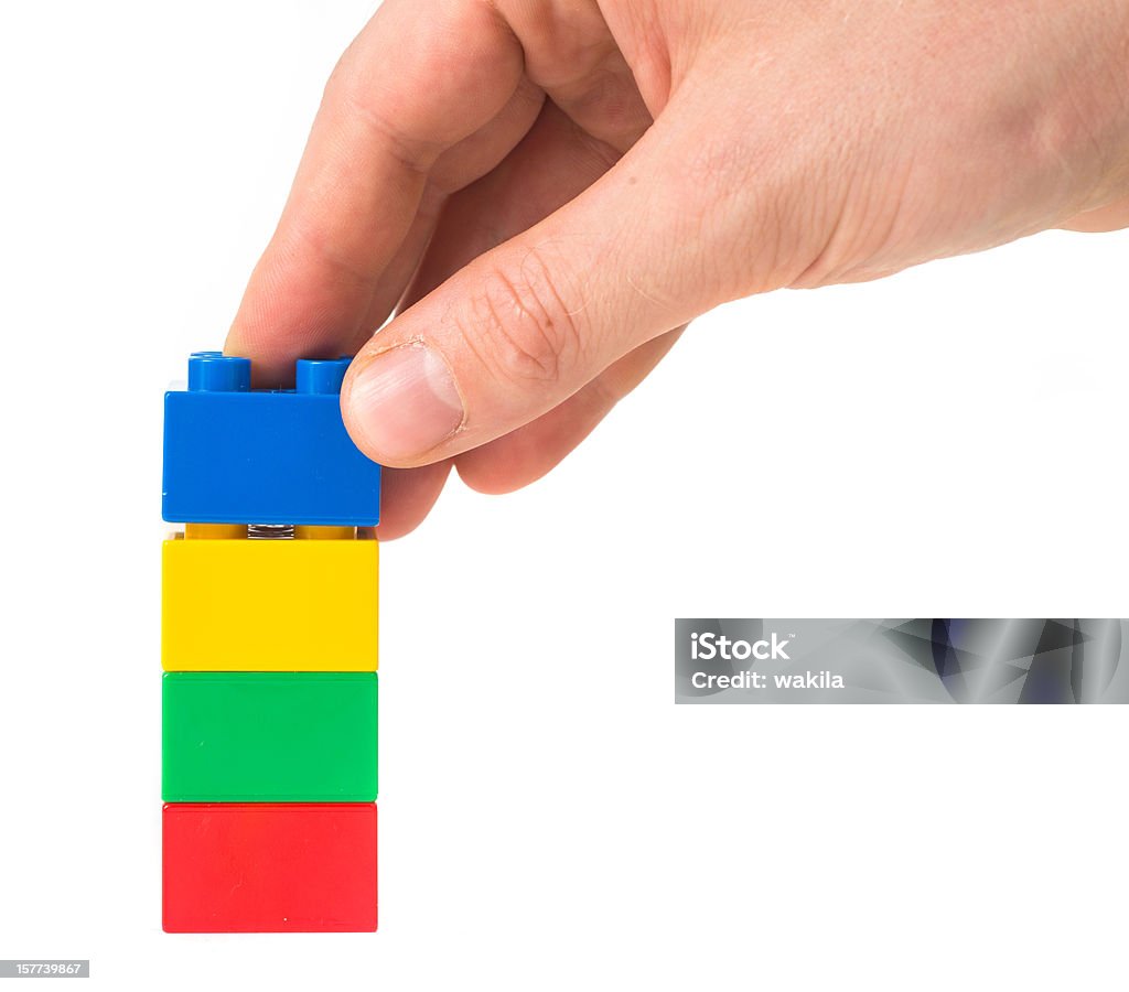 Cubos de Brinquedo - Foto de stock de Bloco de construção royalty-free