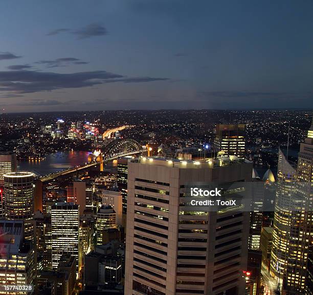 Sydney Krajobraz Miejski - zdjęcia stockowe i więcej obrazów Sydney Tower - Sydney Tower, Sydney, Ujęcie z lotu ptaka