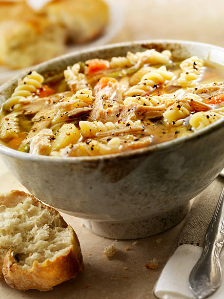 istock Homemade Turkey Noodle Soup 157740748