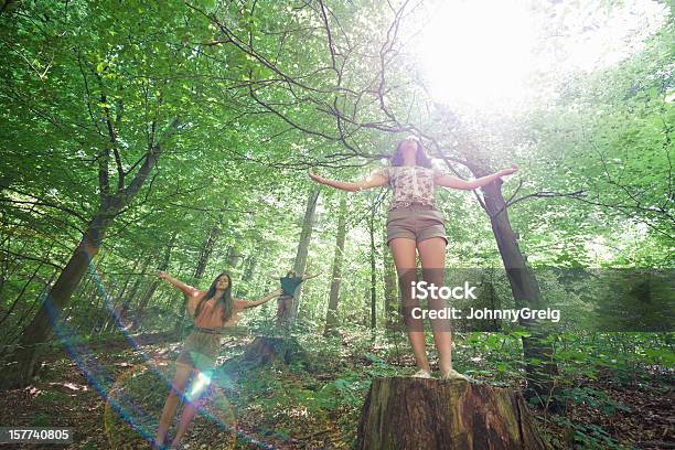 Nature Worship Stock Photo - Download Image Now - Forest, Friendship, People