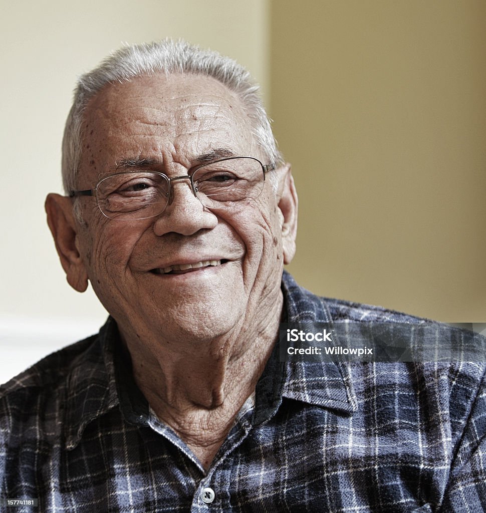 Sourire Grandpa - Photo de Grand-père libre de droits