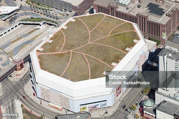 Minneapolis Target Center Aerial Stock Photo - Download Image Now - Minnesota Timberwolves, Target Center - Minneapolis, Aerial View