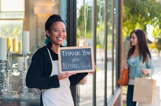 istock Thank you for buying local 157741536