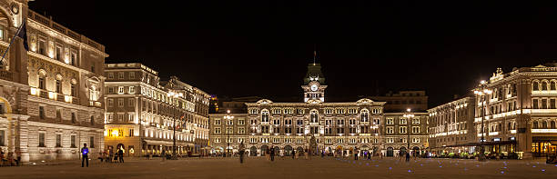 Trieste cityscape, Piazza Unita, Trieste, Italy, Europe.