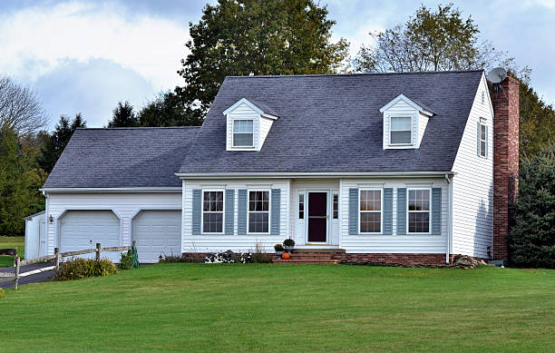 Small Cottage in a Peaceful Setting stock photo