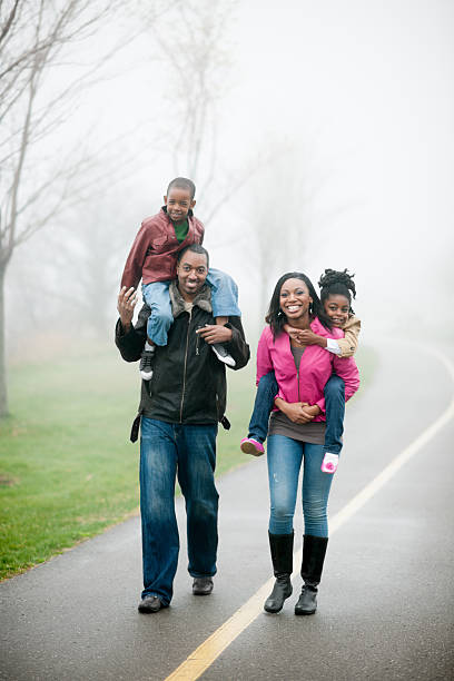 istock Family outside in winter 157742485