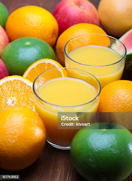 Orange Juice Stock Photo - Download Image Now - Apple - Fruit, Breakfast, Citrus Fruit