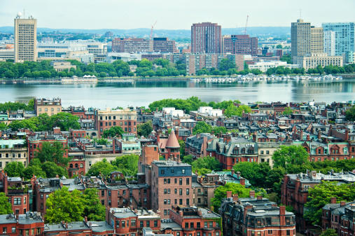 Charles River and Boston Panorama