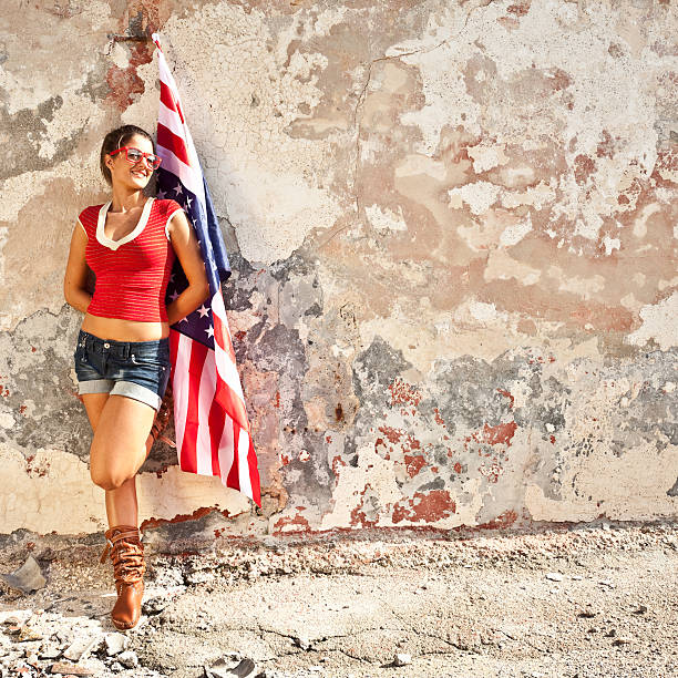 istock Patriotic Girl 157743301
