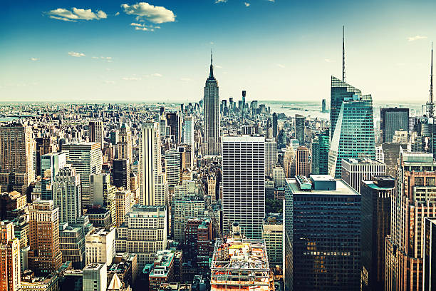 istock New York City skyline, USA 157743455