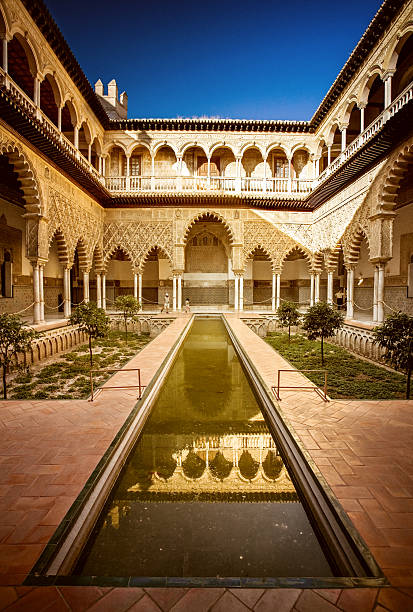 istock Real Alcazar gardens in Sivilla 157743688