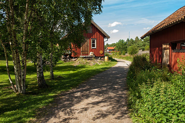 istock Idyllic cottages on Harstena Island 157747720