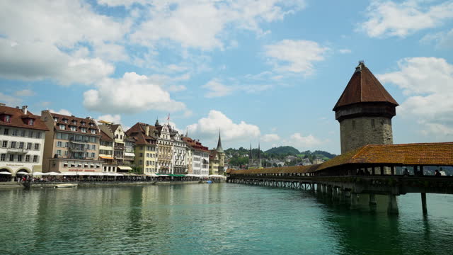 Cityscape of Lucerne in Switzerland