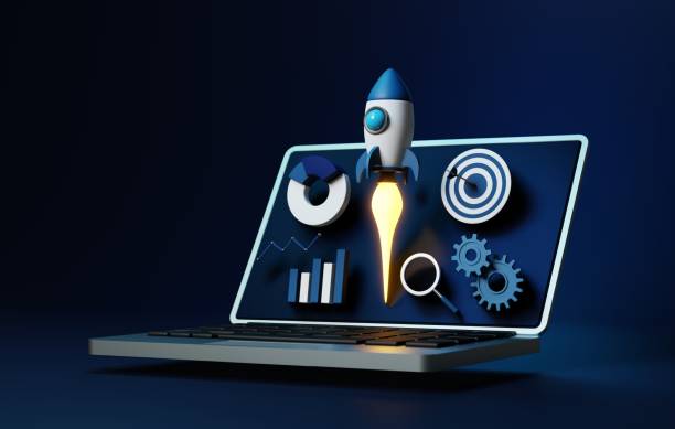 istock Targeting Business Growth, Digital Vision and Strategy, 3D Illustrated. 1577578408