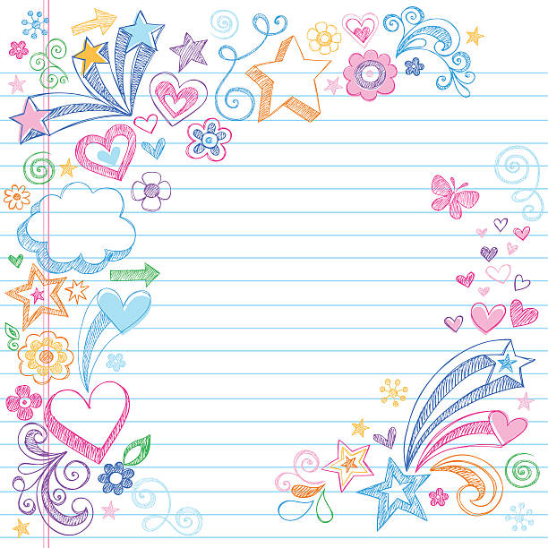 Handdrawn Colorful Sketchy Doodles Stock Illustration - Download