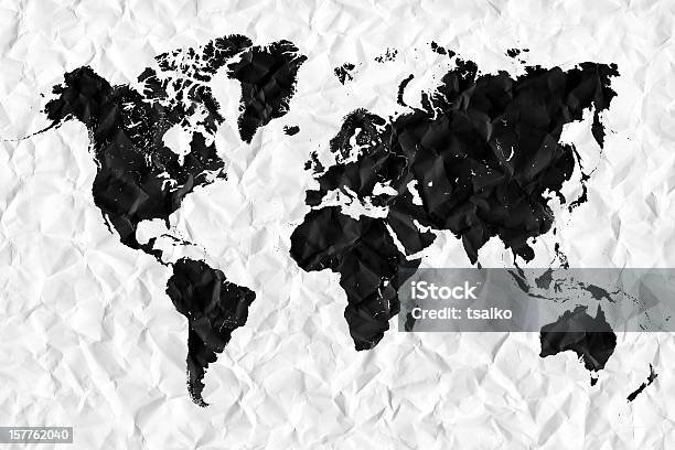 World Map And All Things Related Stock Photo - Download Image Now - Computer Graphic, Development, Education