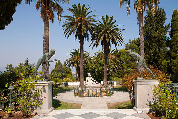 istock Statue of dying Achilles in Achillion Palace 157765709