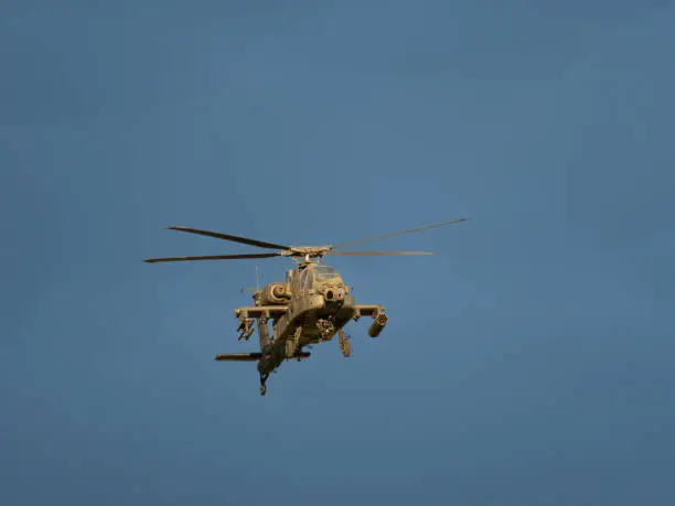 AH64D Apache US Army helicopter