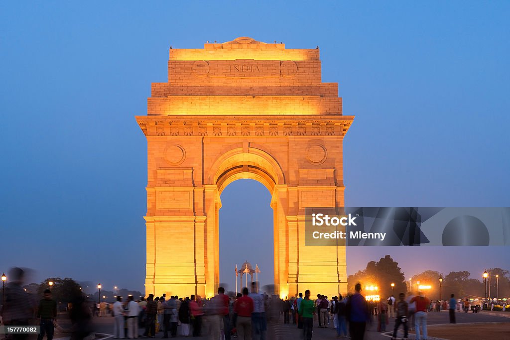 Puerta de la India nueva Dehli - Foto de stock de Puerta de la India libre de derechos