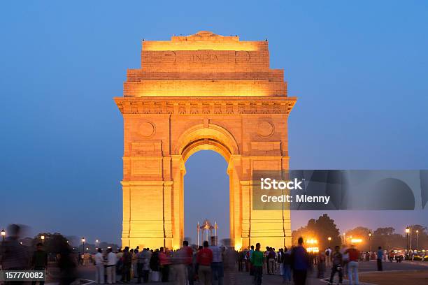 Puerta De La India Nueva Dehli Foto de stock y más banco de imágenes de Puerta de la India - Puerta de la India, Lugar de interés, Nueva Delhi