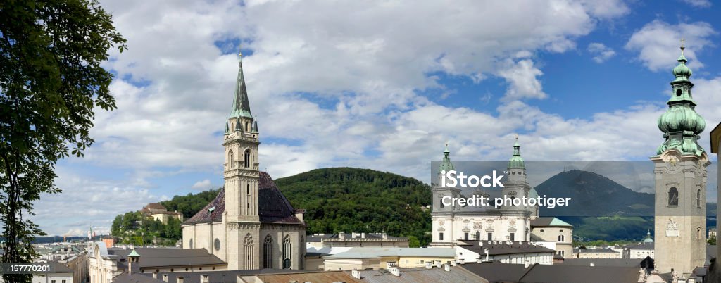 Salzburg salzburg panorama Austria Stock Photo
