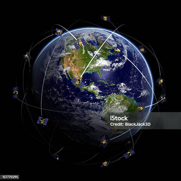 Satellites Over World Globe Monitoring Gps Localization Stok Fotoğraflar & Yapma Uydu‘nin Daha Fazla Resimleri