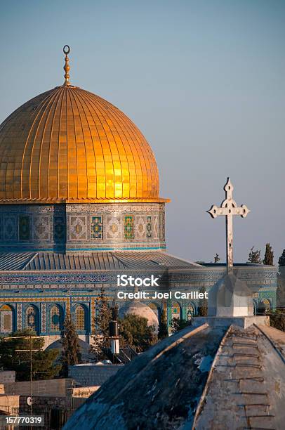 Islam And Christianity Stock Photo - Download Image Now - Jerusalem, Christianity, Crescent