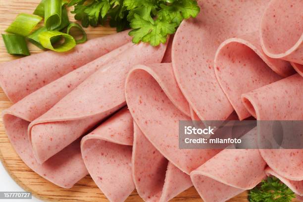 Affettati Misti - Fotografie stock e altre immagini di Bologna sausage - Bologna sausage, Carne, Manzo