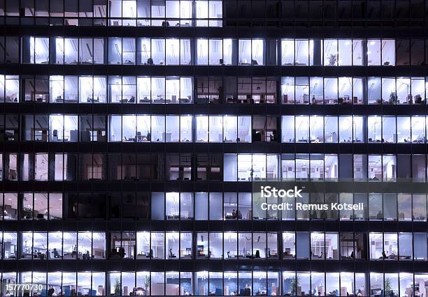 Office Building Stock Photo - Download Image Now - Architecture, Blue, Building Exterior