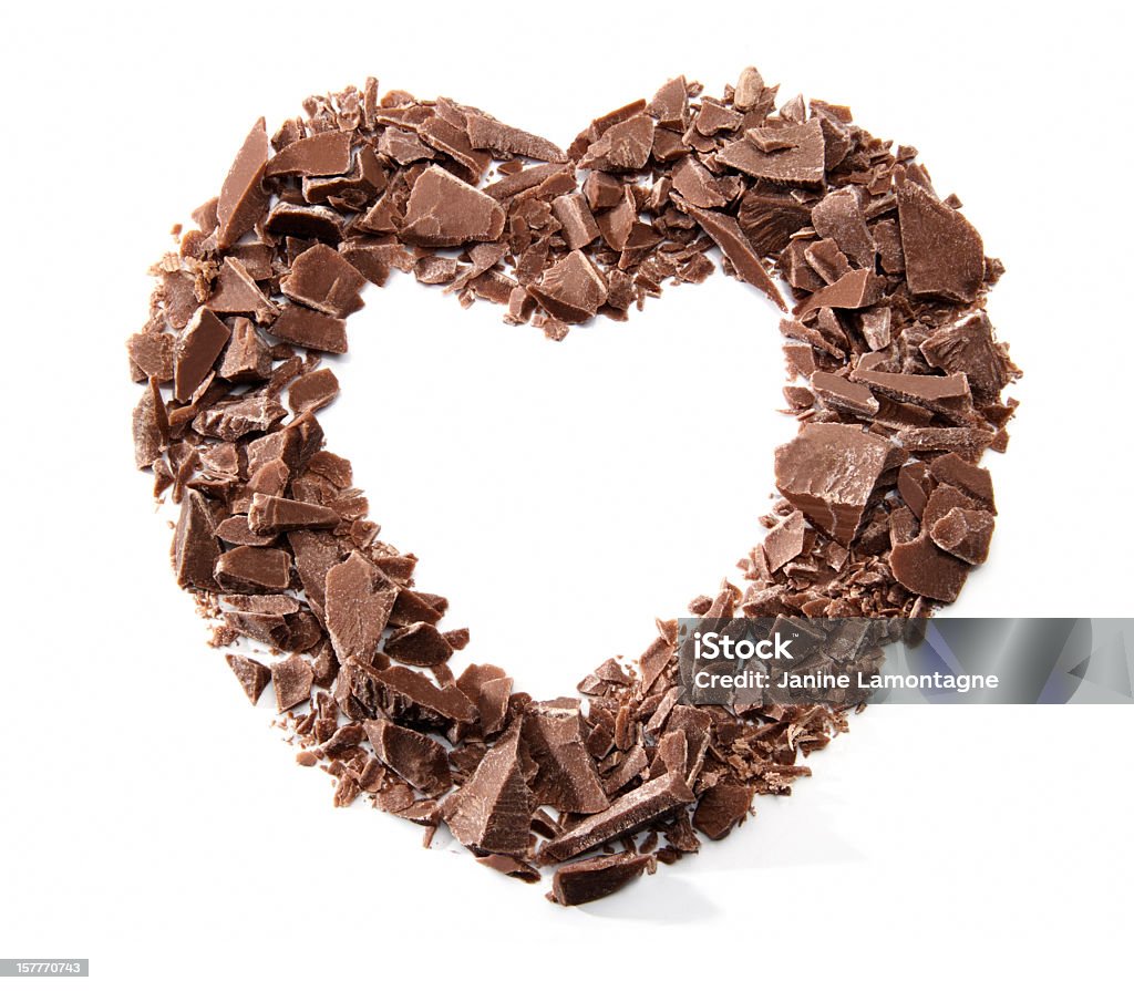 초콜릿 심장 - 로열티 프리 초콜릿 스톡 사진