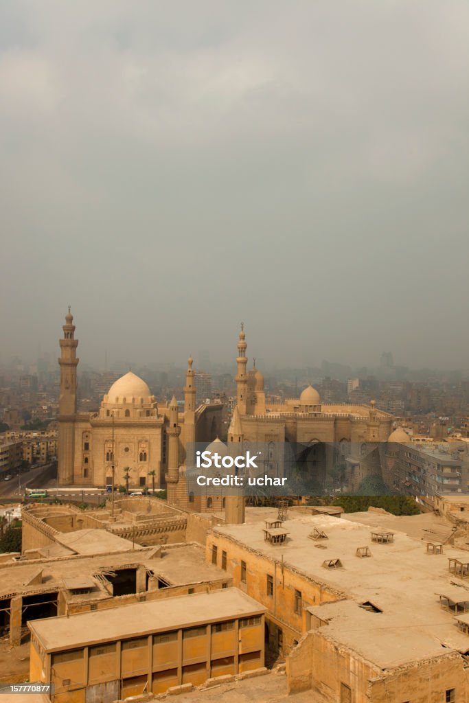 Cairo skyline, Egypt View from the Citadel of Old Cairo Arabia Stock Photo