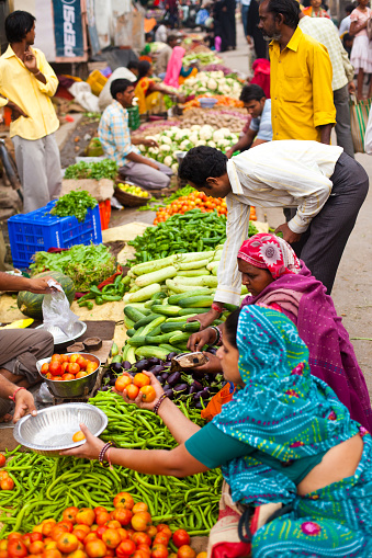 Mumbai, Maharashtra, India, 1st of January 2024, Indian man at bakery in the street,