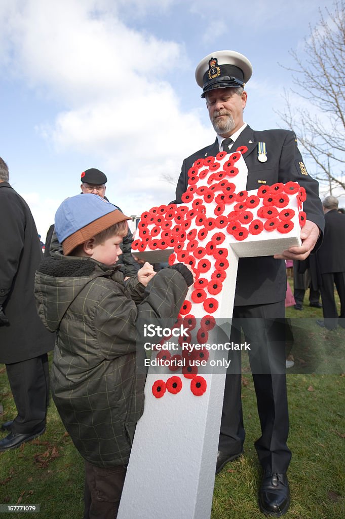 Día del recuerdo la ceremonia. - Foto de stock de Canadá libre de derechos